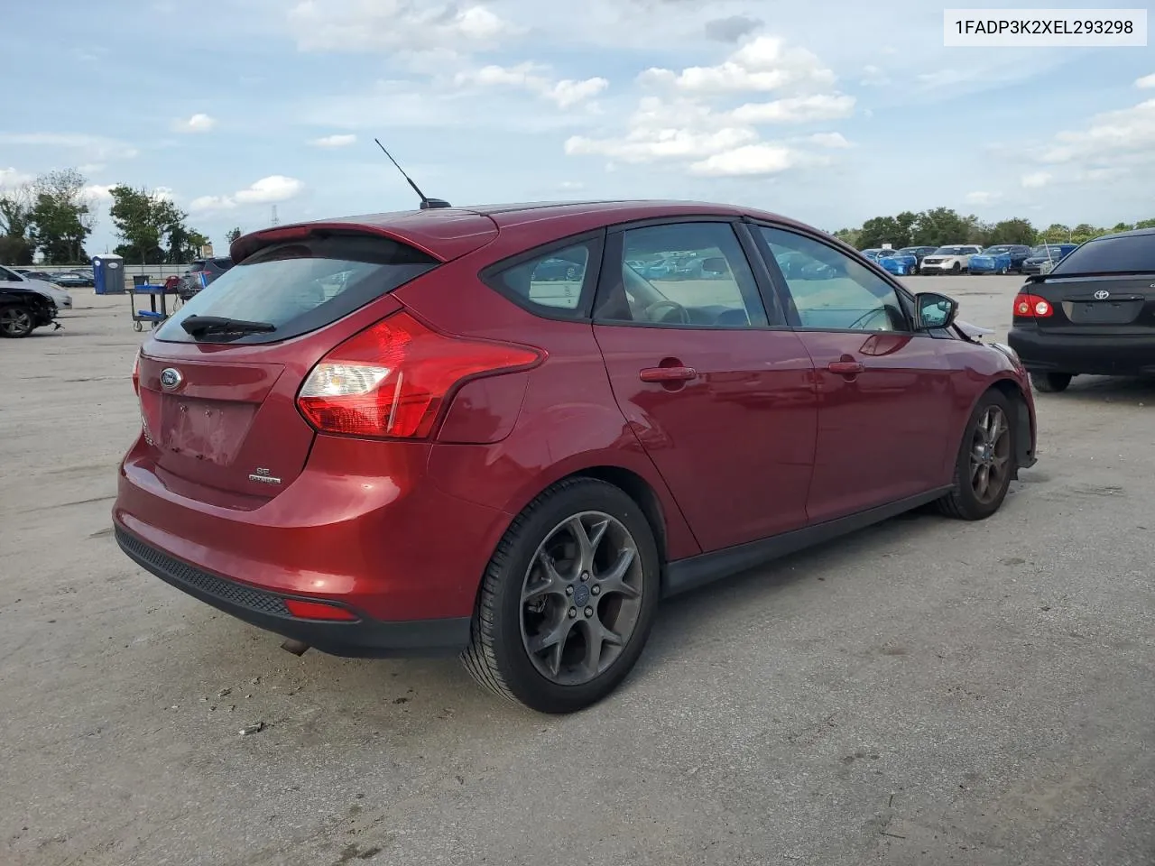 2014 Ford Focus Se VIN: 1FADP3K2XEL293298 Lot: 73434984