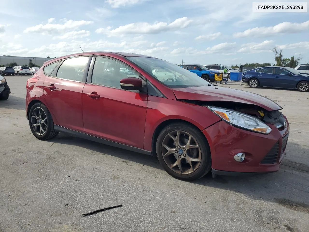 2014 Ford Focus Se VIN: 1FADP3K2XEL293298 Lot: 73434984