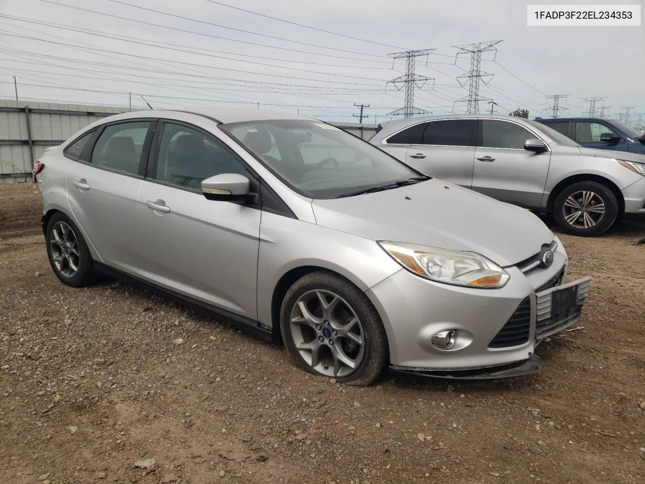 2014 Ford Focus Se VIN: 1FADP3F22EL234353 Lot: 73510414