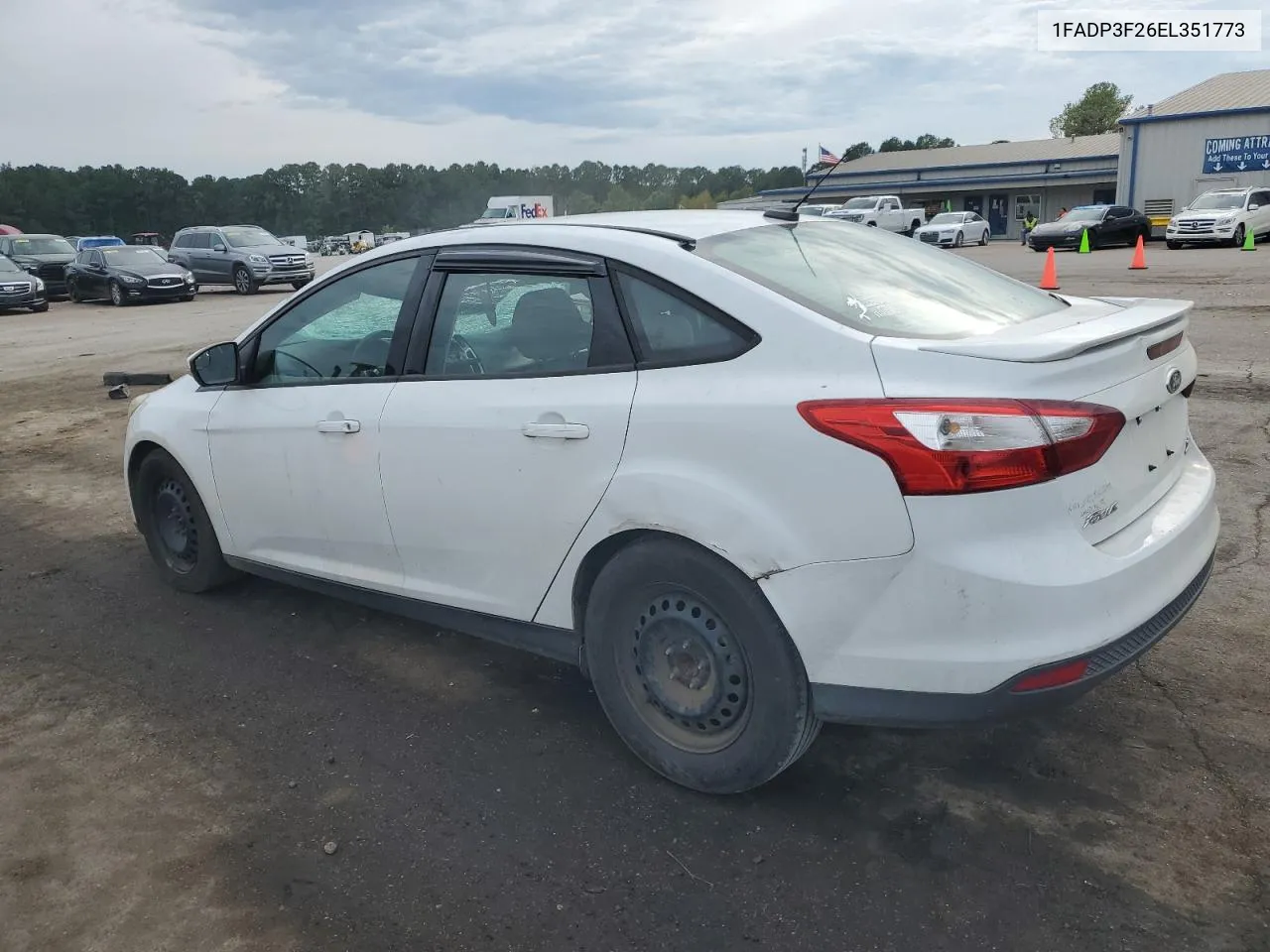 2014 Ford Focus Se VIN: 1FADP3F26EL351773 Lot: 73554724