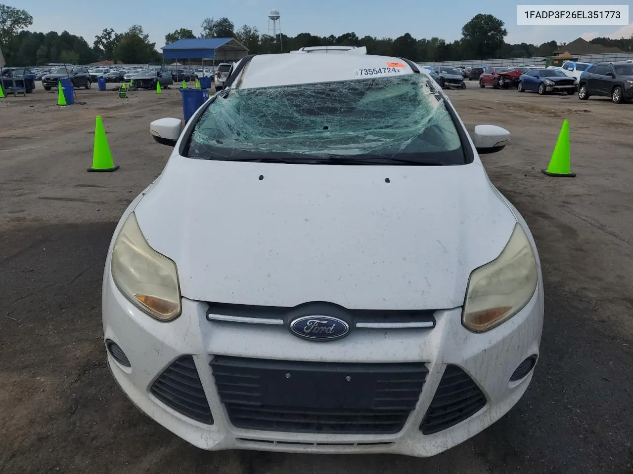 2014 Ford Focus Se VIN: 1FADP3F26EL351773 Lot: 73554724