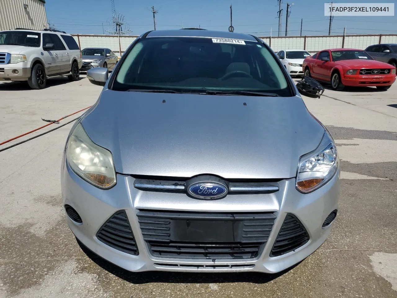 2014 Ford Focus Se VIN: 1FADP3F2XEL109441 Lot: 73580214