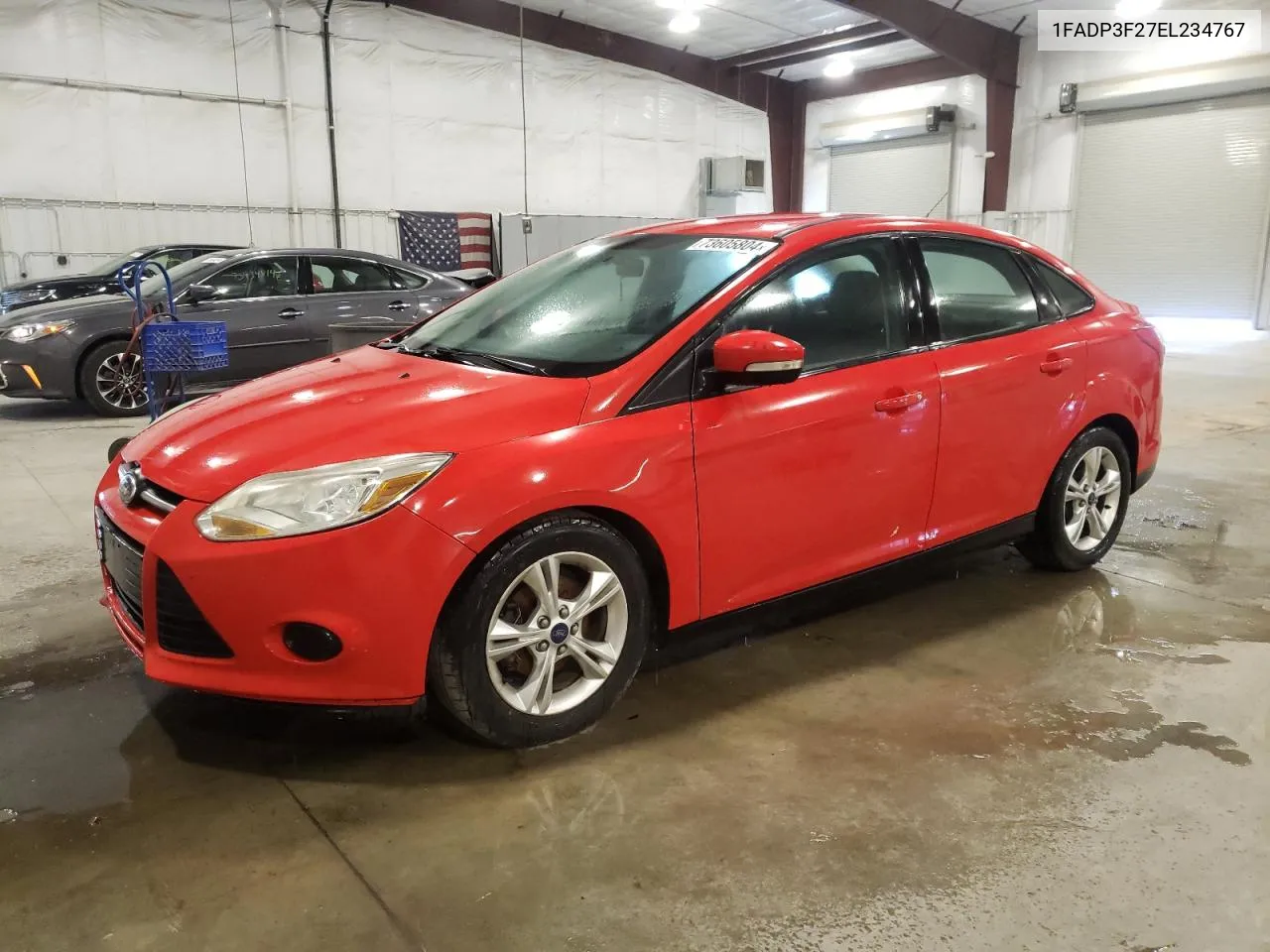 2014 Ford Focus Se VIN: 1FADP3F27EL234767 Lot: 73605804