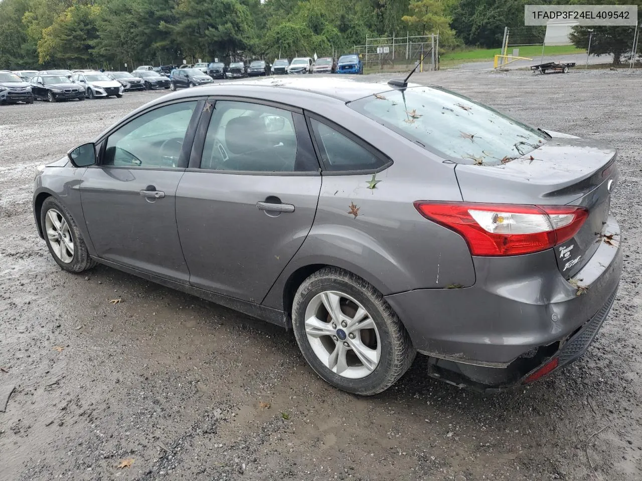 2014 Ford Focus Se VIN: 1FADP3F24EL409542 Lot: 73673494