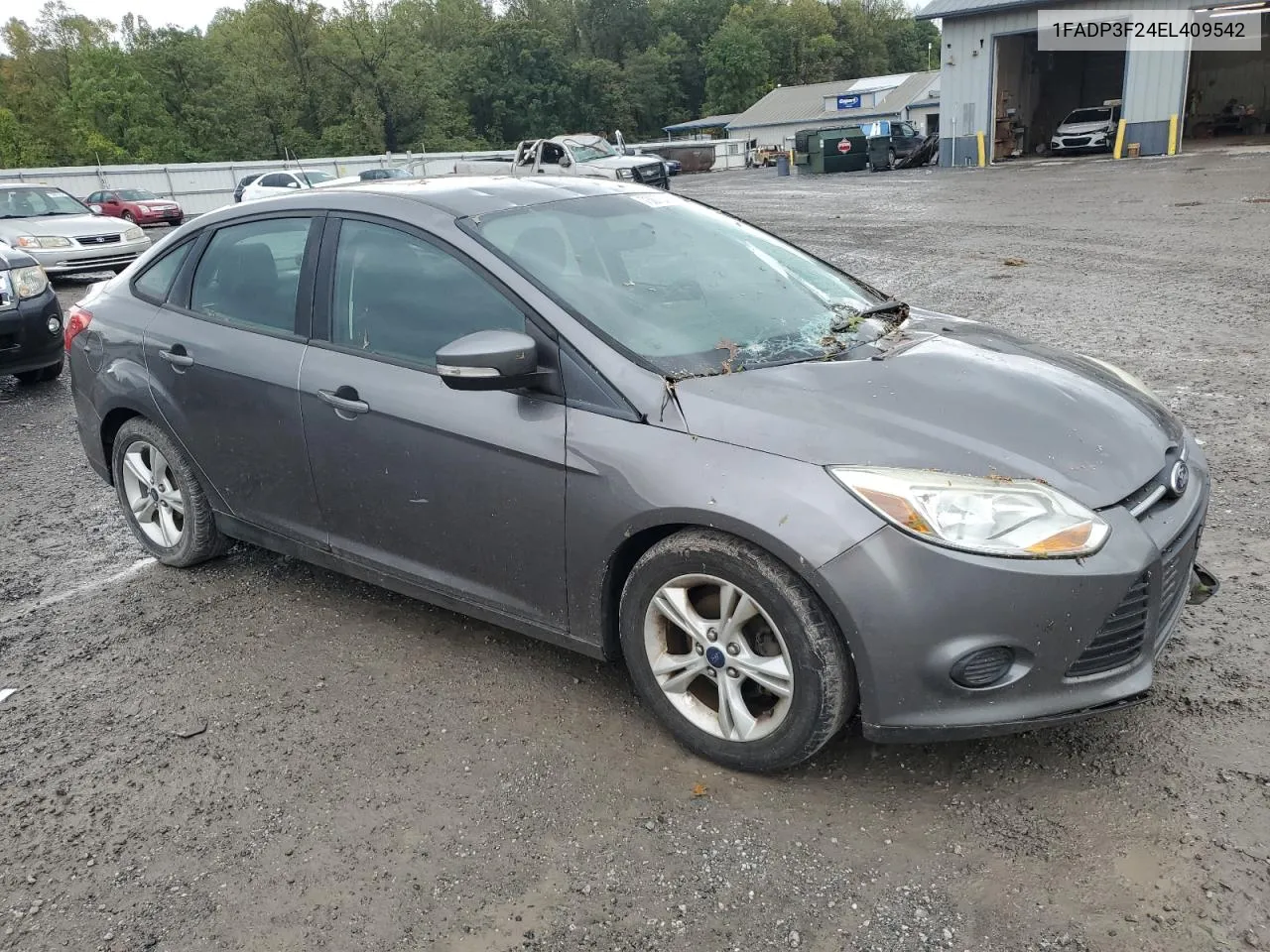 2014 Ford Focus Se VIN: 1FADP3F24EL409542 Lot: 73673494