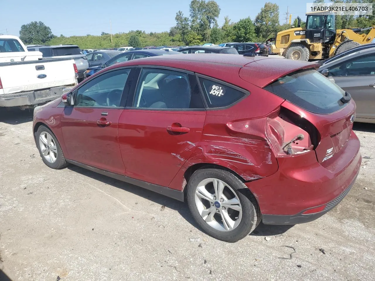 2014 Ford Focus Se VIN: 1FADP3K21EL406703 Lot: 73706714