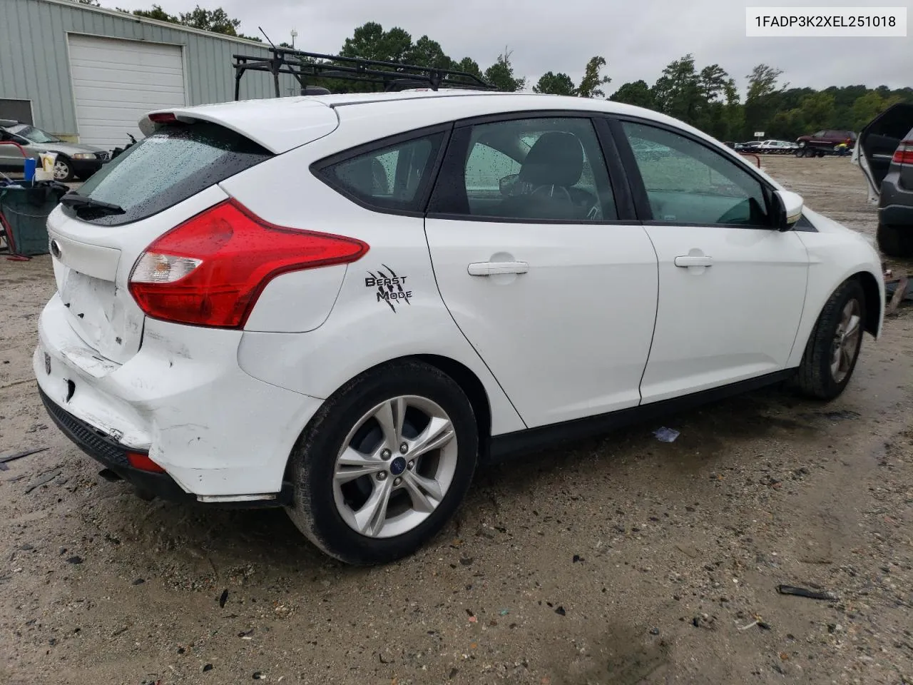 2014 Ford Focus Se VIN: 1FADP3K2XEL251018 Lot: 73727034