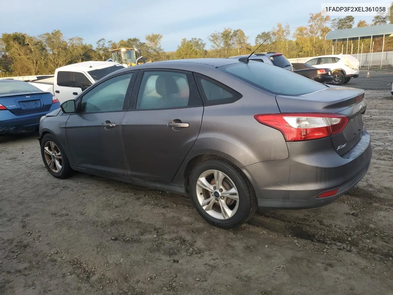 2014 Ford Focus Se VIN: 1FADP3F2XEL361058 Lot: 73738934