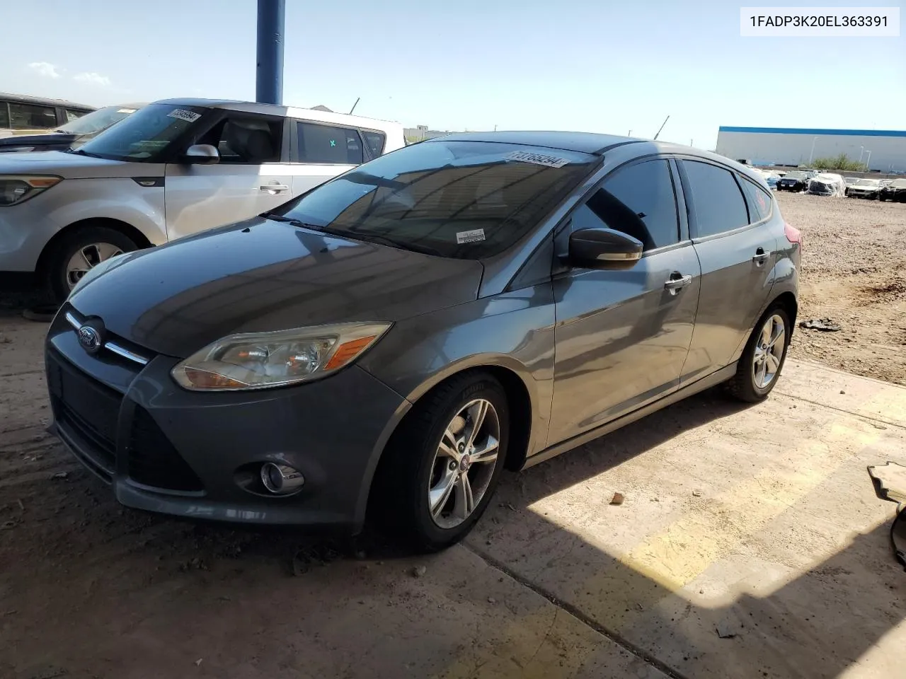 2014 Ford Focus Se VIN: 1FADP3K20EL363391 Lot: 73765294