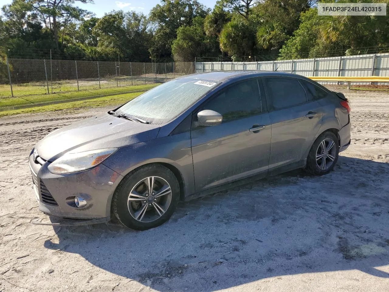 2014 Ford Focus Se VIN: 1FADP3F24EL420315 Lot: 73809704