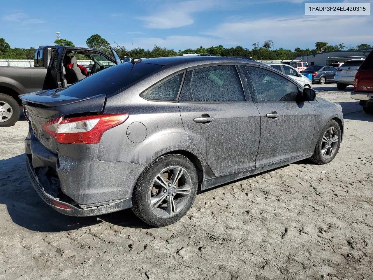 2014 Ford Focus Se VIN: 1FADP3F24EL420315 Lot: 73809704