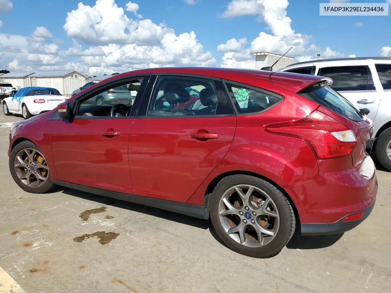 2014 Ford Focus Se VIN: 1FADP3K29EL234436 Lot: 73977874