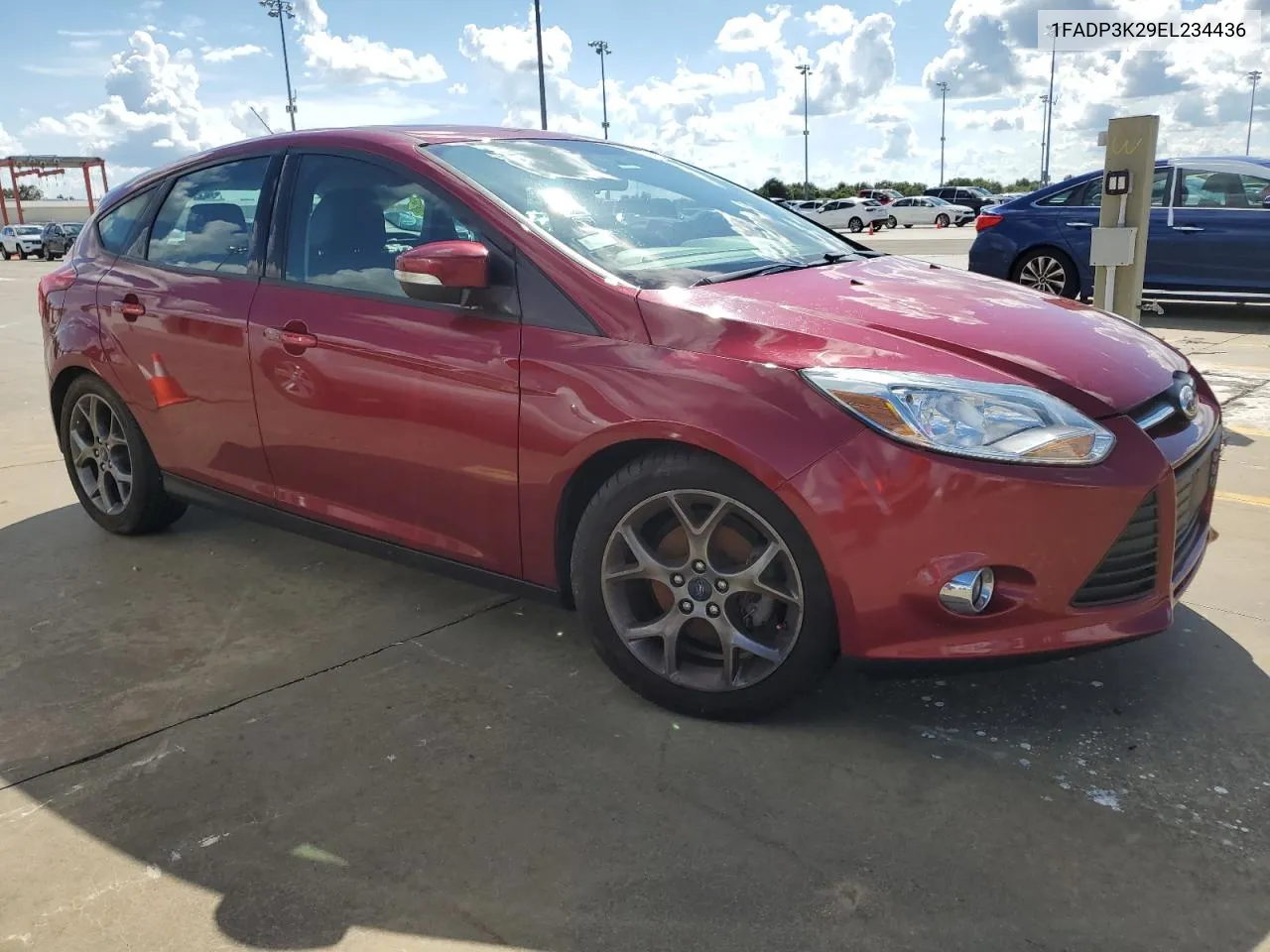 2014 Ford Focus Se VIN: 1FADP3K29EL234436 Lot: 73977874