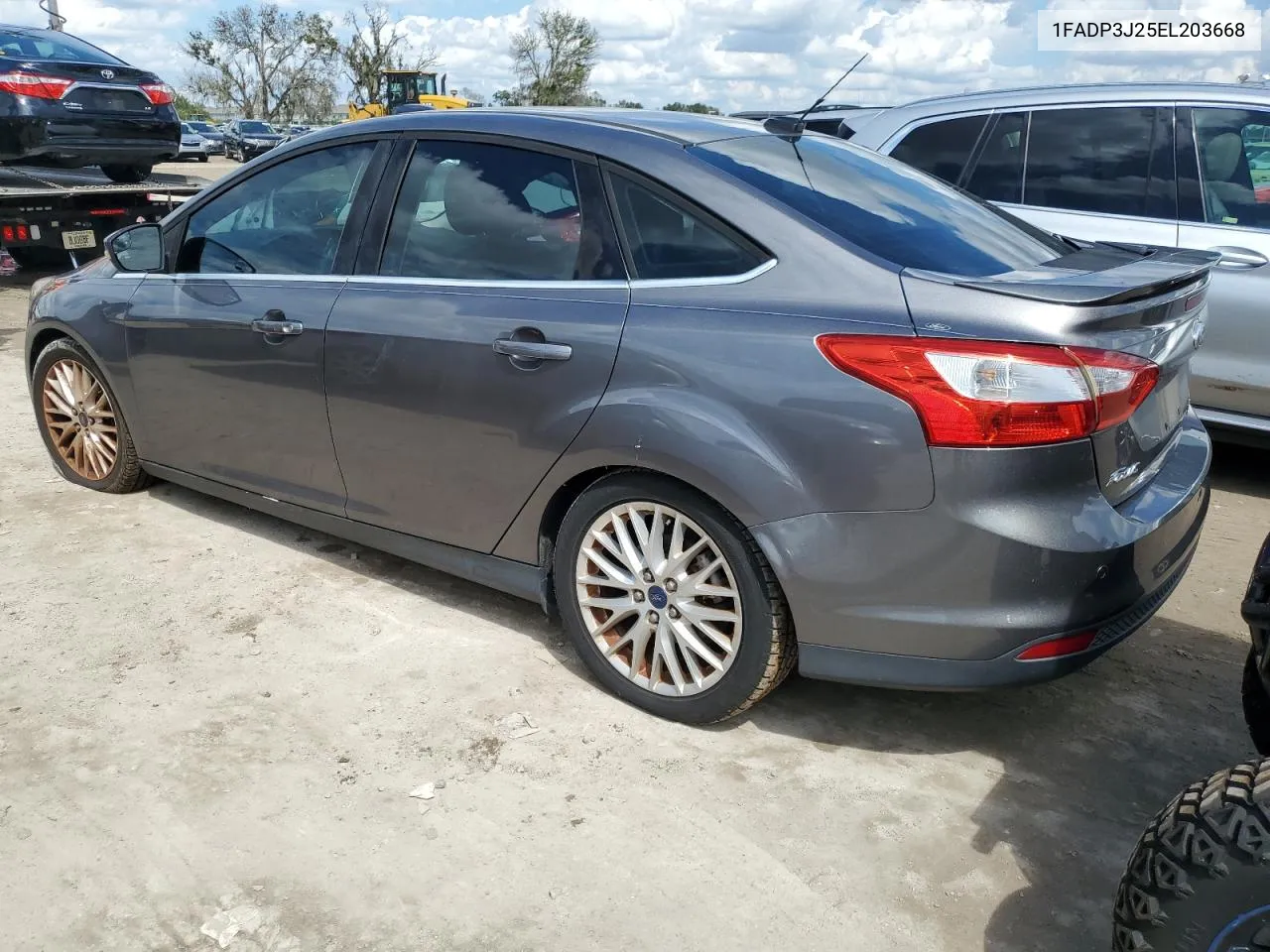 2014 Ford Focus Titanium VIN: 1FADP3J25EL203668 Lot: 74076604