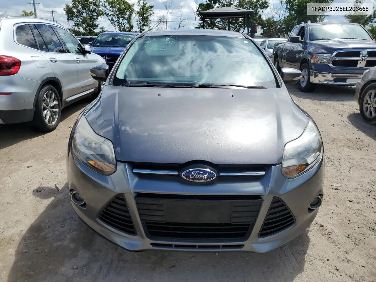 2014 Ford Focus Titanium VIN: 1FADP3J25EL203668 Lot: 74076604