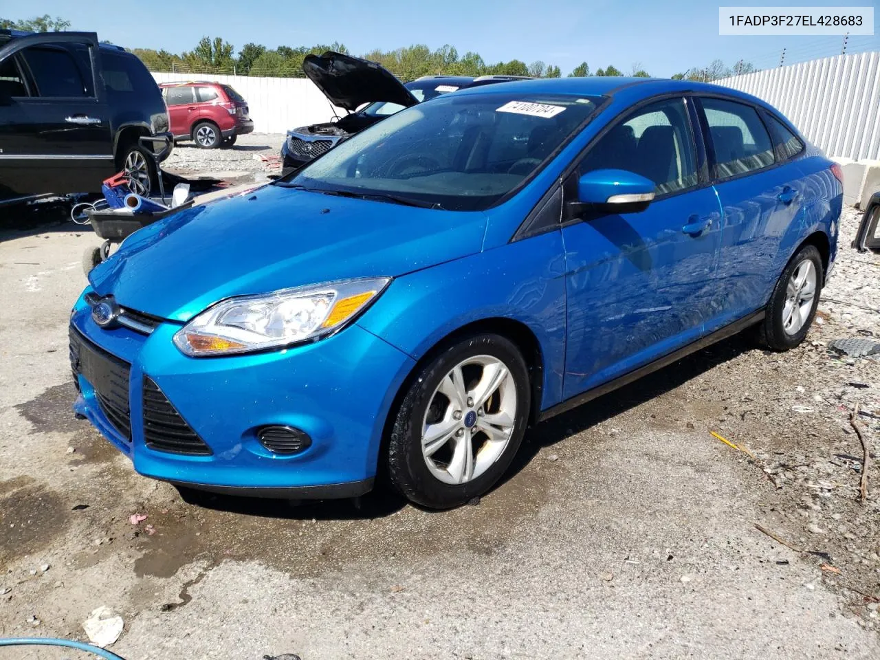 2014 Ford Focus Se VIN: 1FADP3F27EL428683 Lot: 74100704