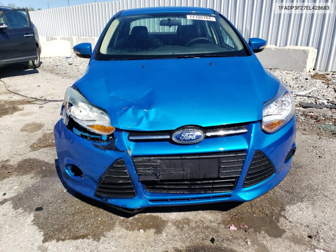 2014 Ford Focus Se VIN: 1FADP3F27EL428683 Lot: 74100704