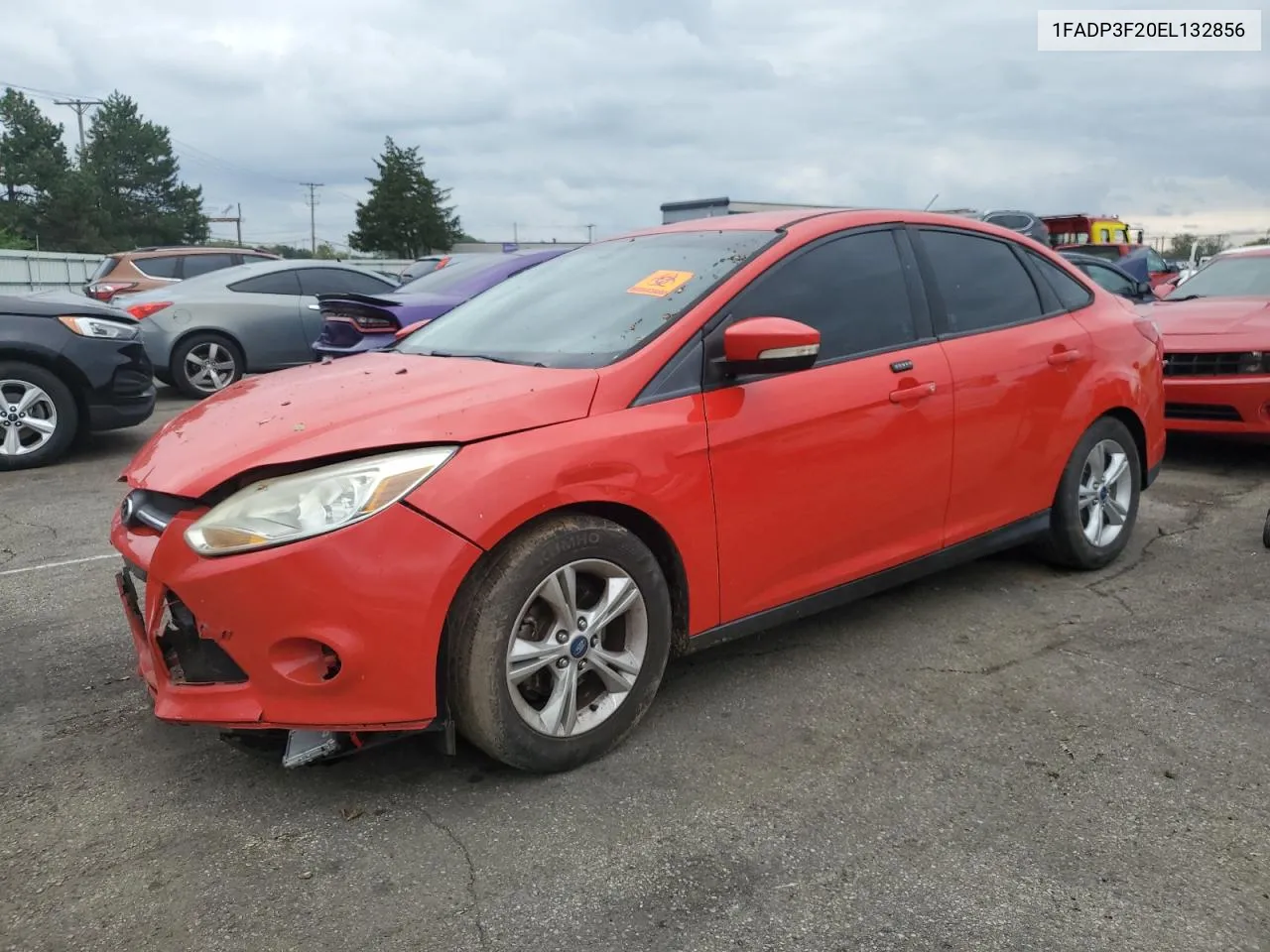 2014 Ford Focus Se VIN: 1FADP3F20EL132856 Lot: 74169954