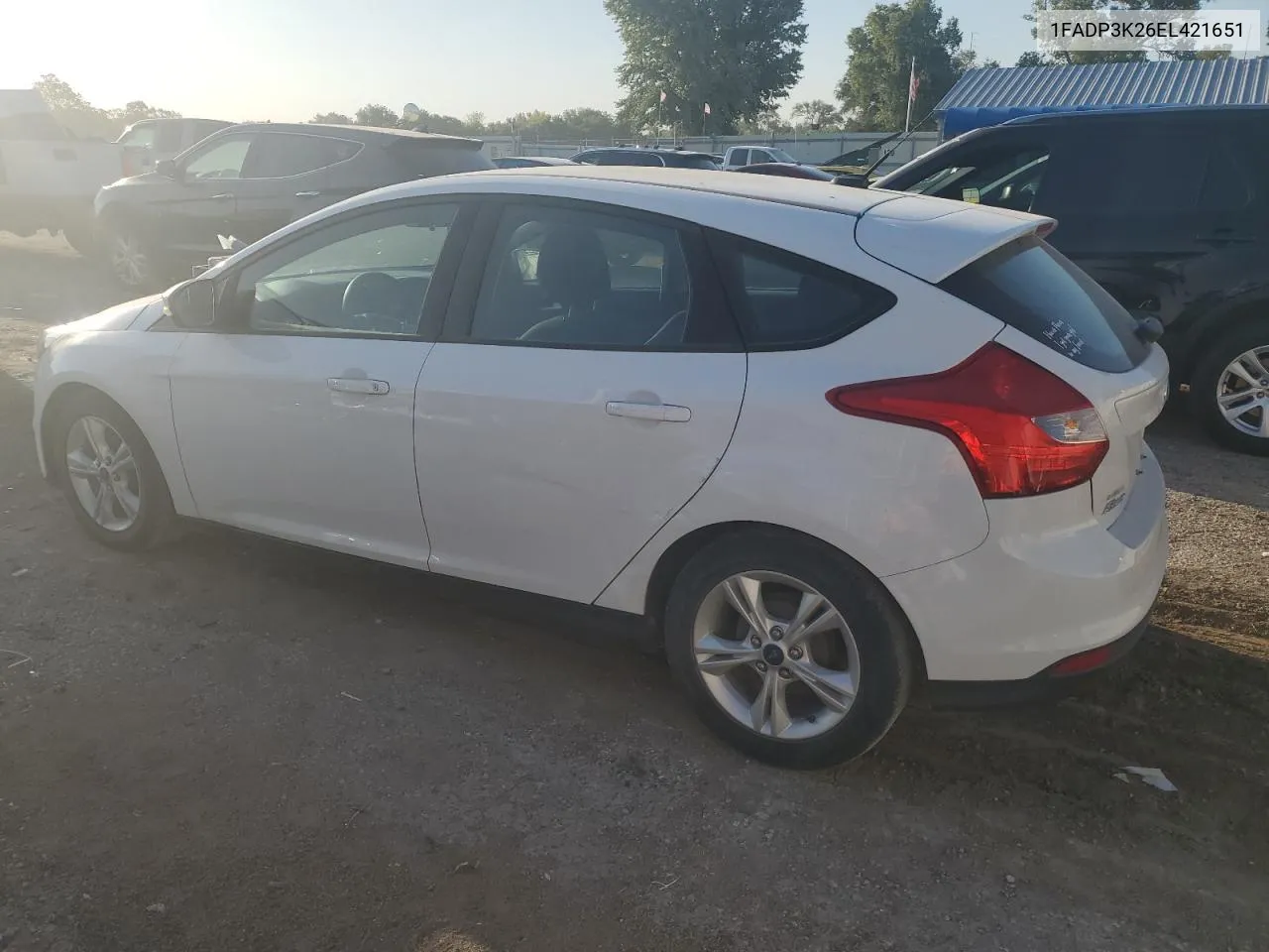 2014 Ford Focus Se VIN: 1FADP3K26EL421651 Lot: 74190704