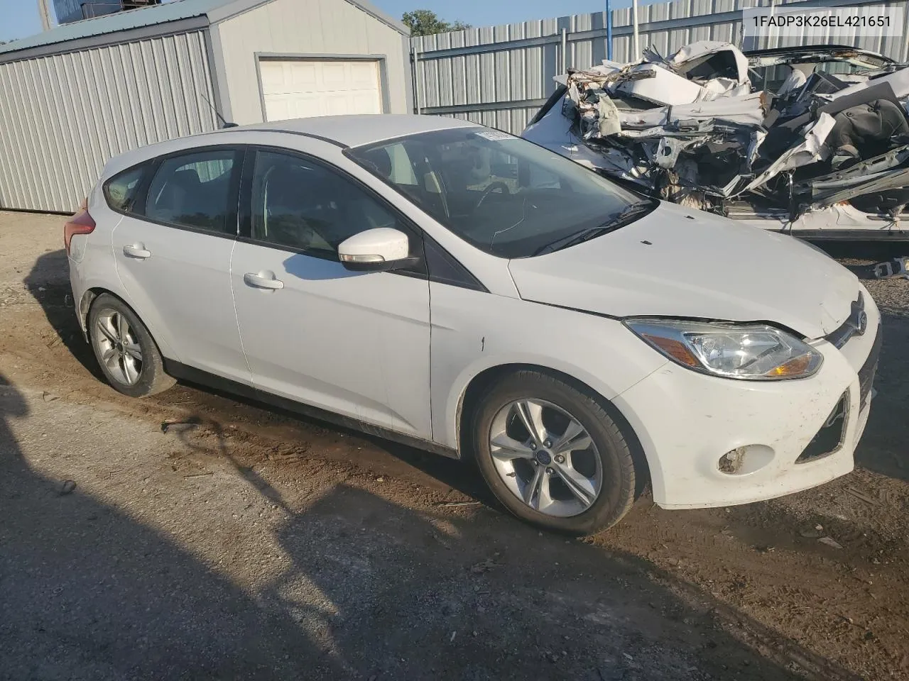 2014 Ford Focus Se VIN: 1FADP3K26EL421651 Lot: 74190704