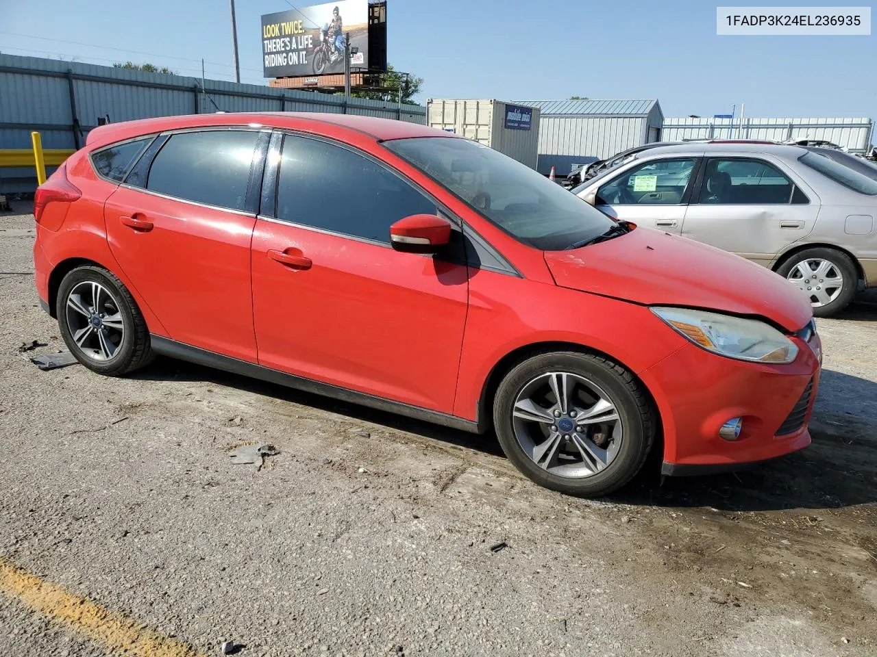 2014 Ford Focus Se VIN: 1FADP3K24EL236935 Lot: 74197024