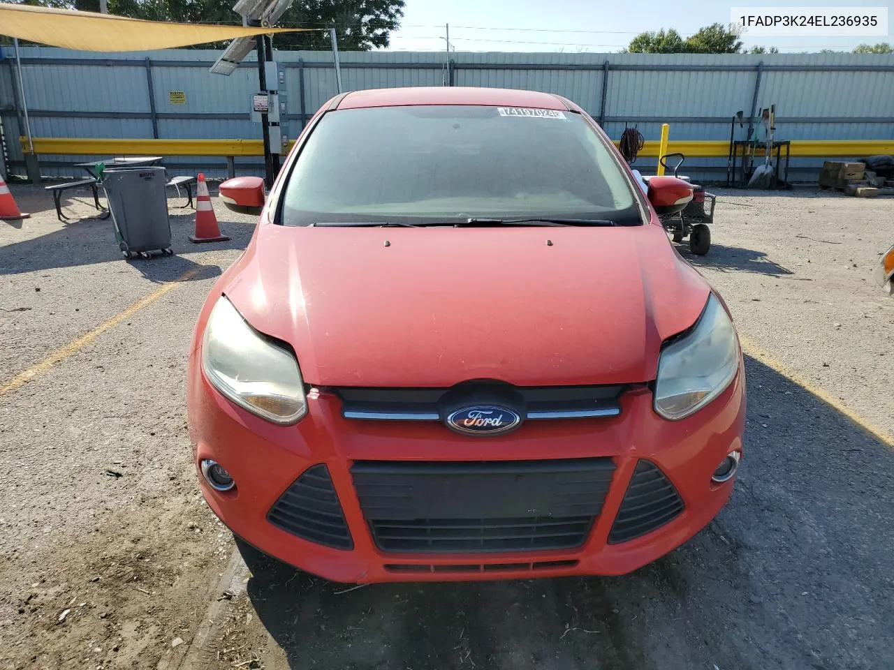 2014 Ford Focus Se VIN: 1FADP3K24EL236935 Lot: 74197024