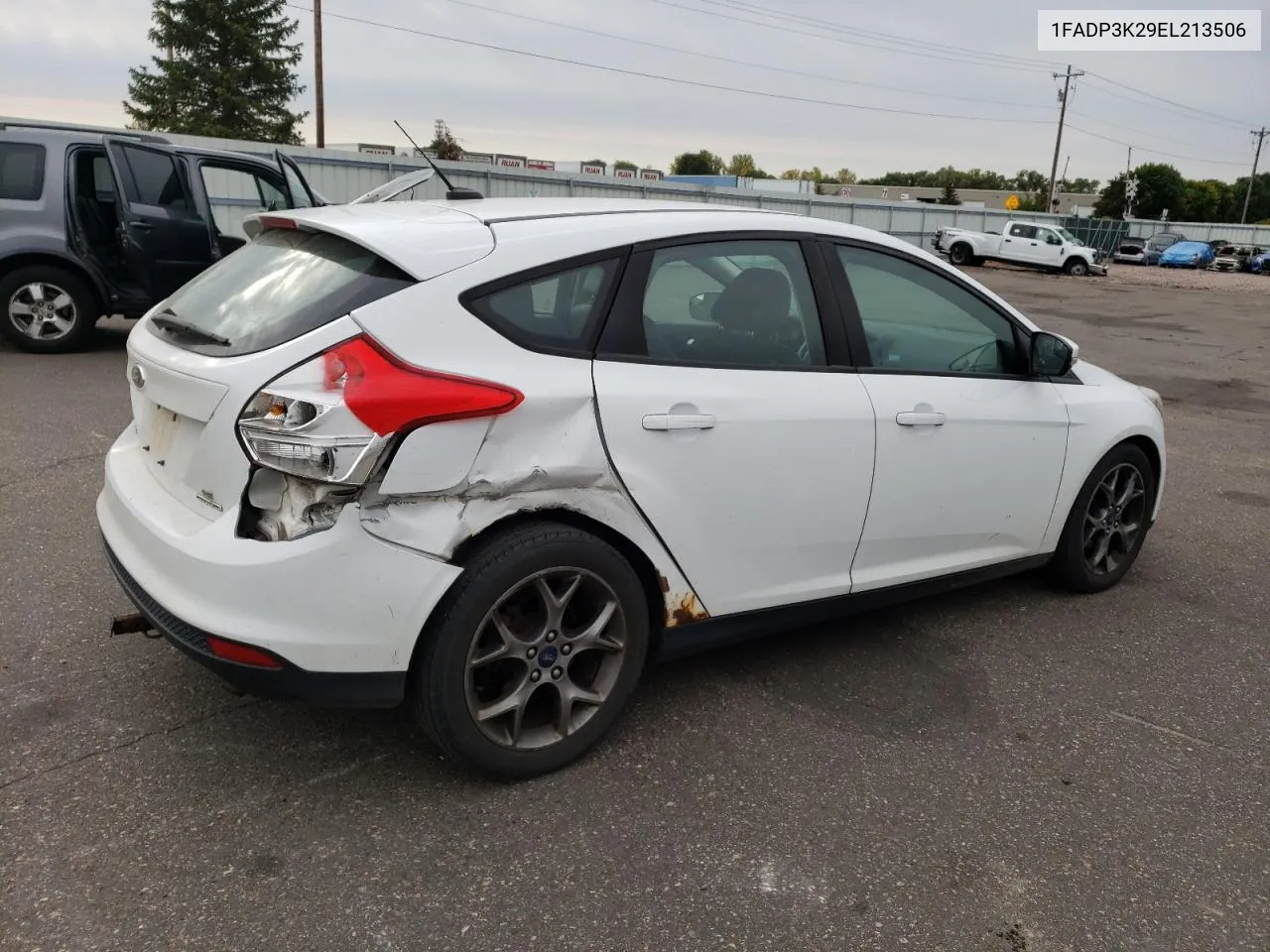 2014 Ford Focus Se VIN: 1FADP3K29EL213506 Lot: 74217754