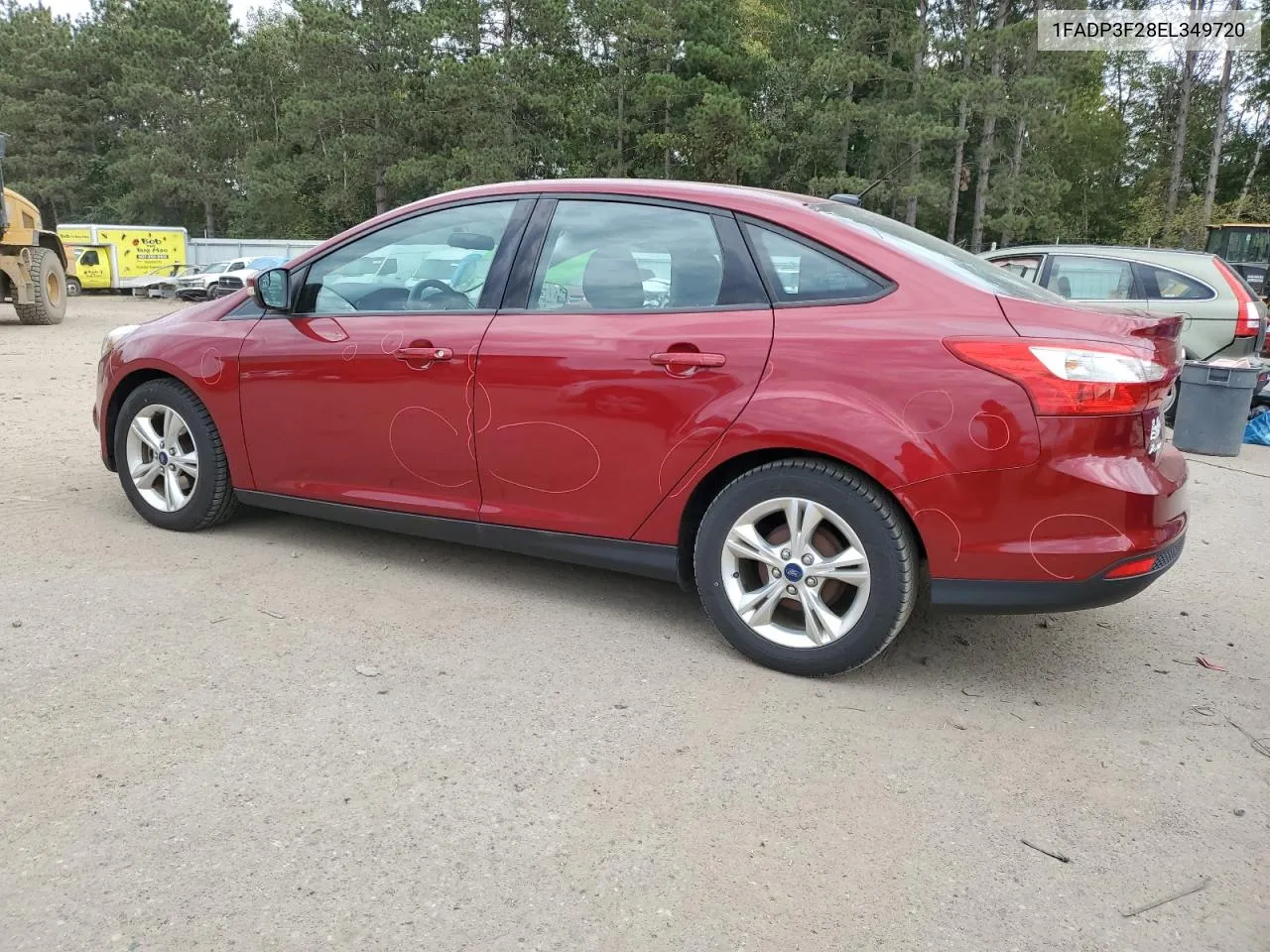 2014 Ford Focus Se VIN: 1FADP3F28EL349720 Lot: 74233814