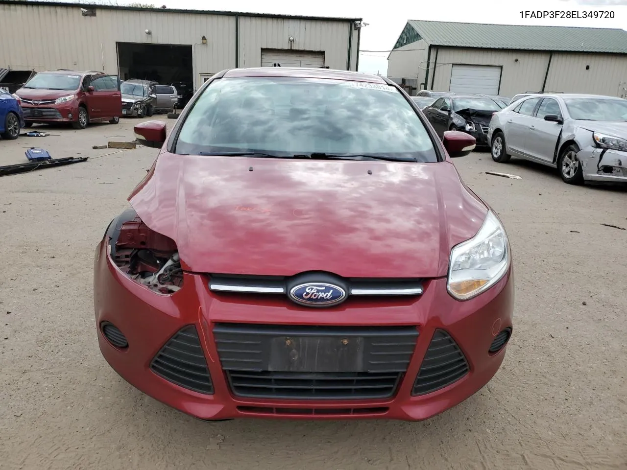 2014 Ford Focus Se VIN: 1FADP3F28EL349720 Lot: 74233814