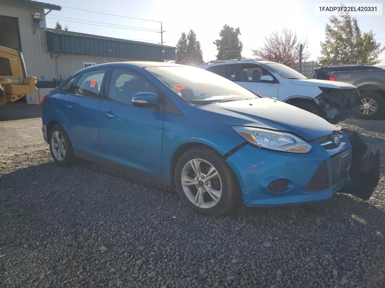 2014 Ford Focus Se VIN: 1FADP3F22EL420331 Lot: 74242984