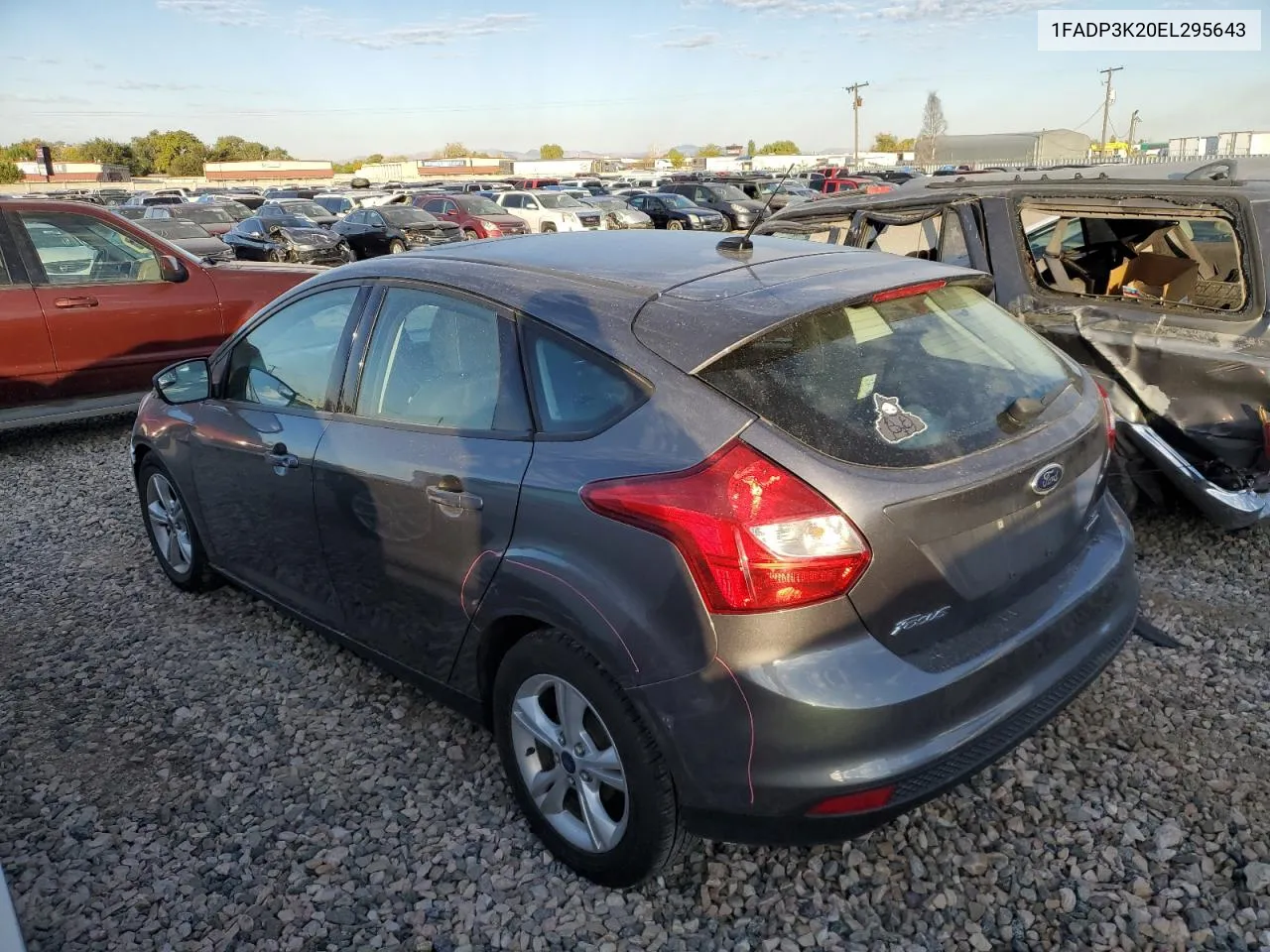 2014 Ford Focus Se VIN: 1FADP3K20EL295643 Lot: 74309574