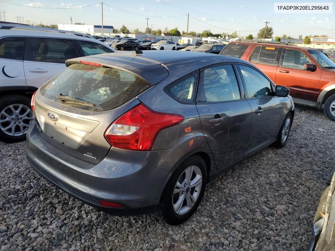 2014 Ford Focus Se VIN: 1FADP3K20EL295643 Lot: 74309574