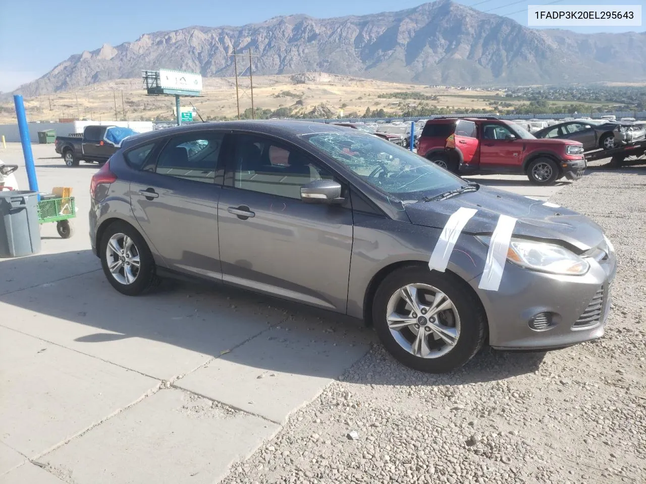 2014 Ford Focus Se VIN: 1FADP3K20EL295643 Lot: 74309574