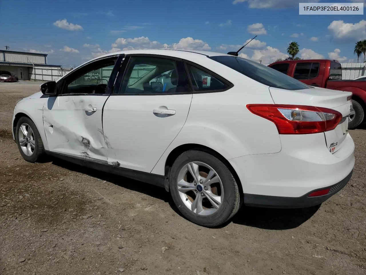 2014 Ford Focus Se VIN: 1FADP3F20EL400126 Lot: 74334564