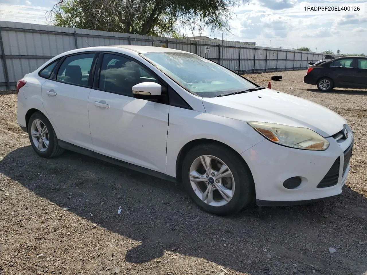 2014 Ford Focus Se VIN: 1FADP3F20EL400126 Lot: 74334564