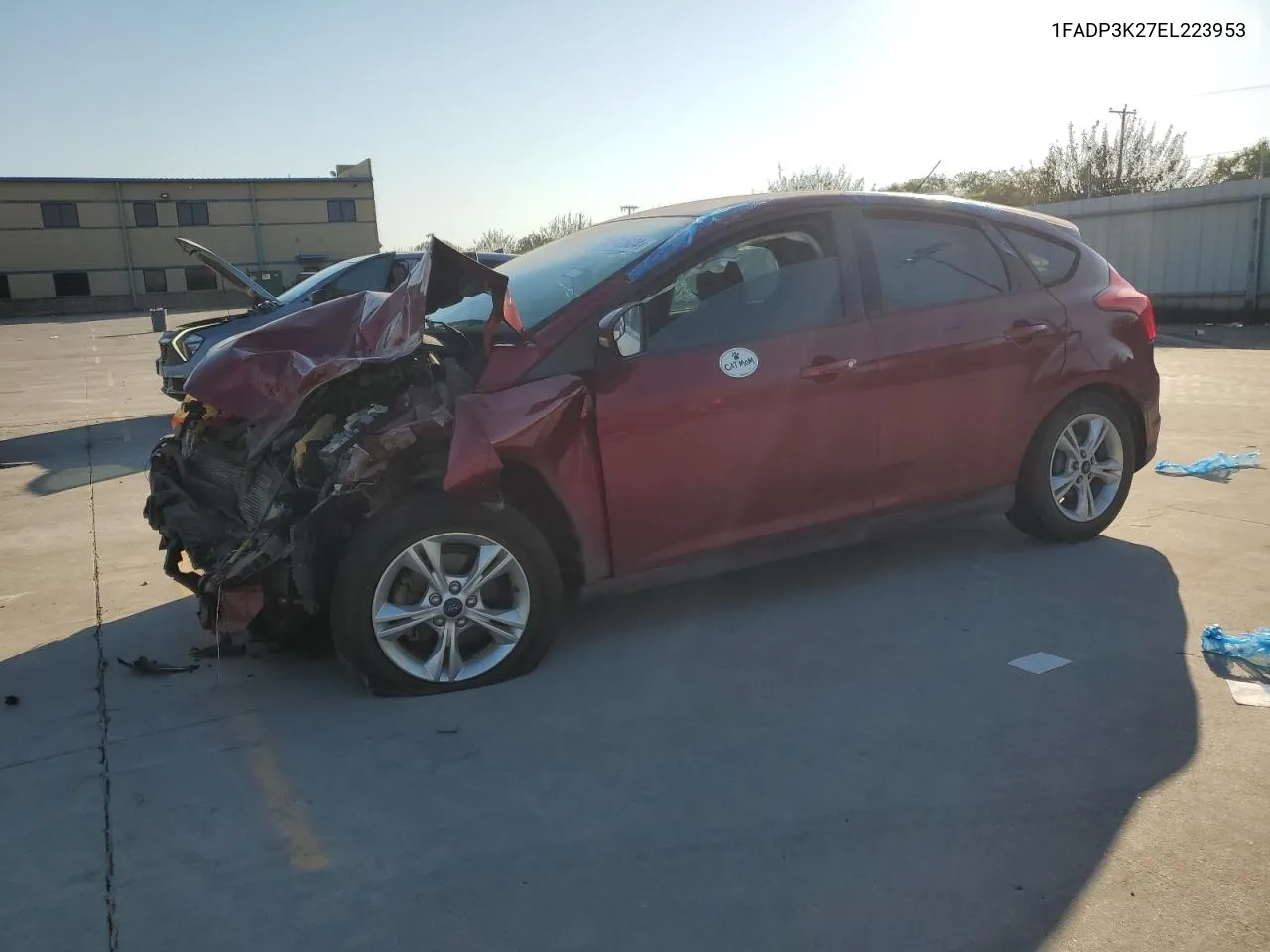 2014 Ford Focus Se VIN: 1FADP3K27EL223953 Lot: 74372524