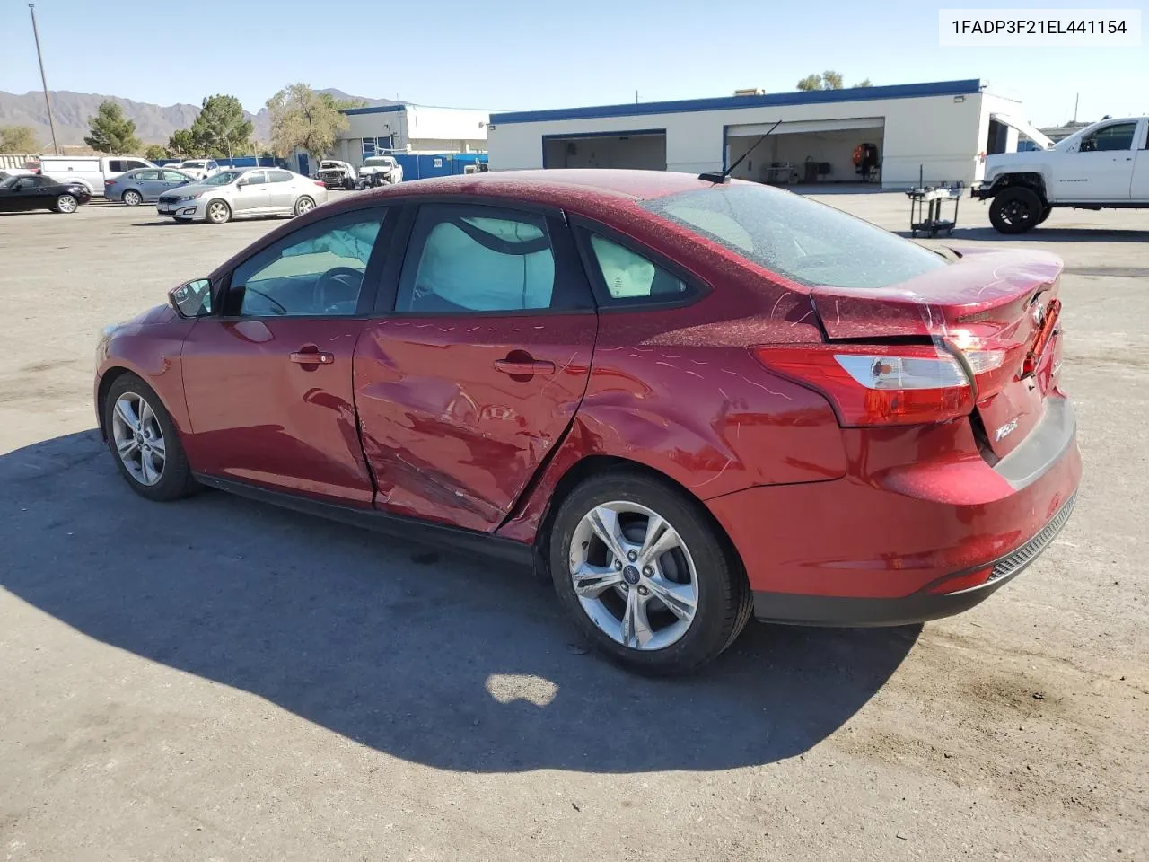 2014 Ford Focus Se VIN: 1FADP3F21EL441154 Lot: 74394134