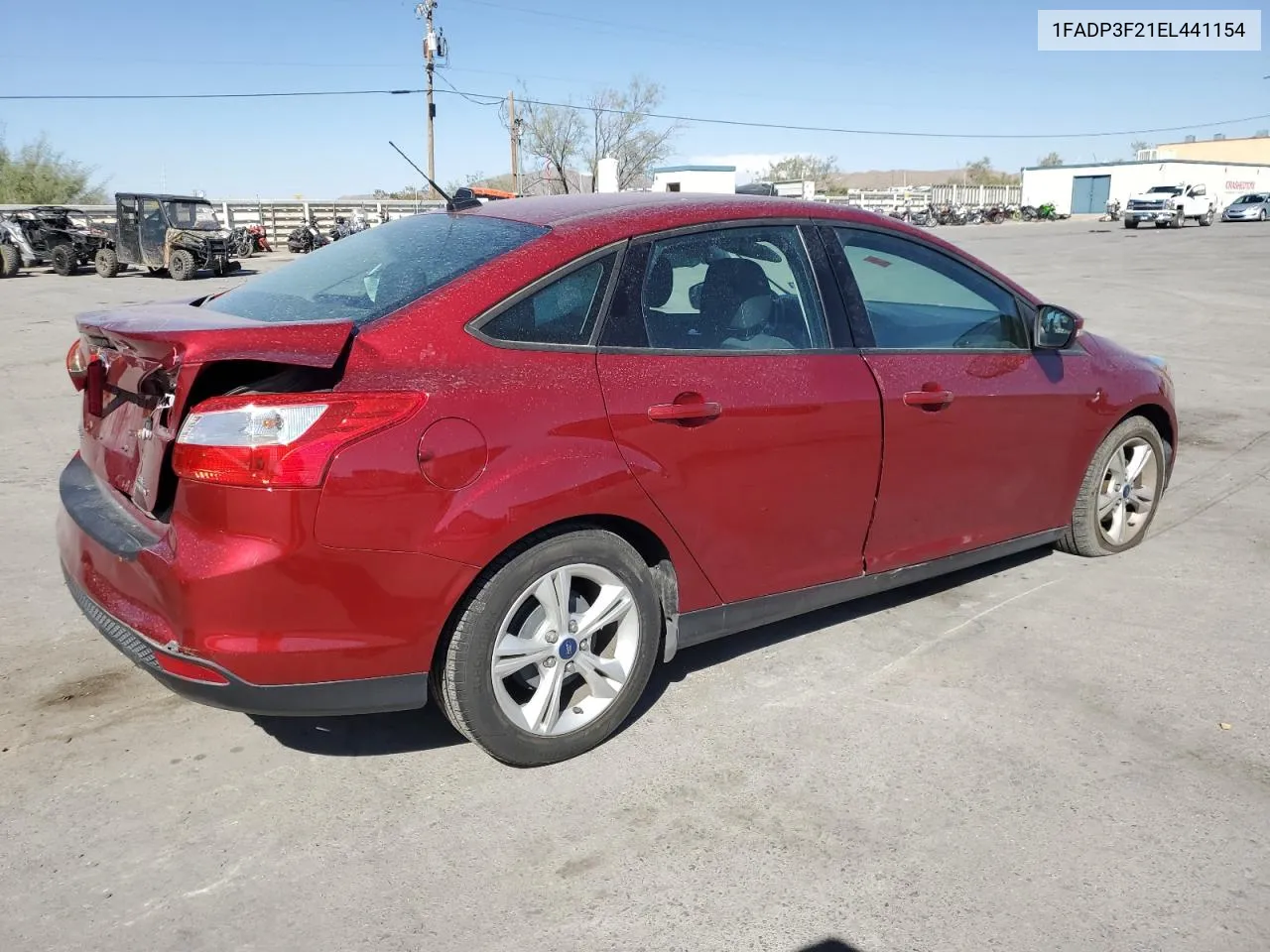 2014 Ford Focus Se VIN: 1FADP3F21EL441154 Lot: 74394134