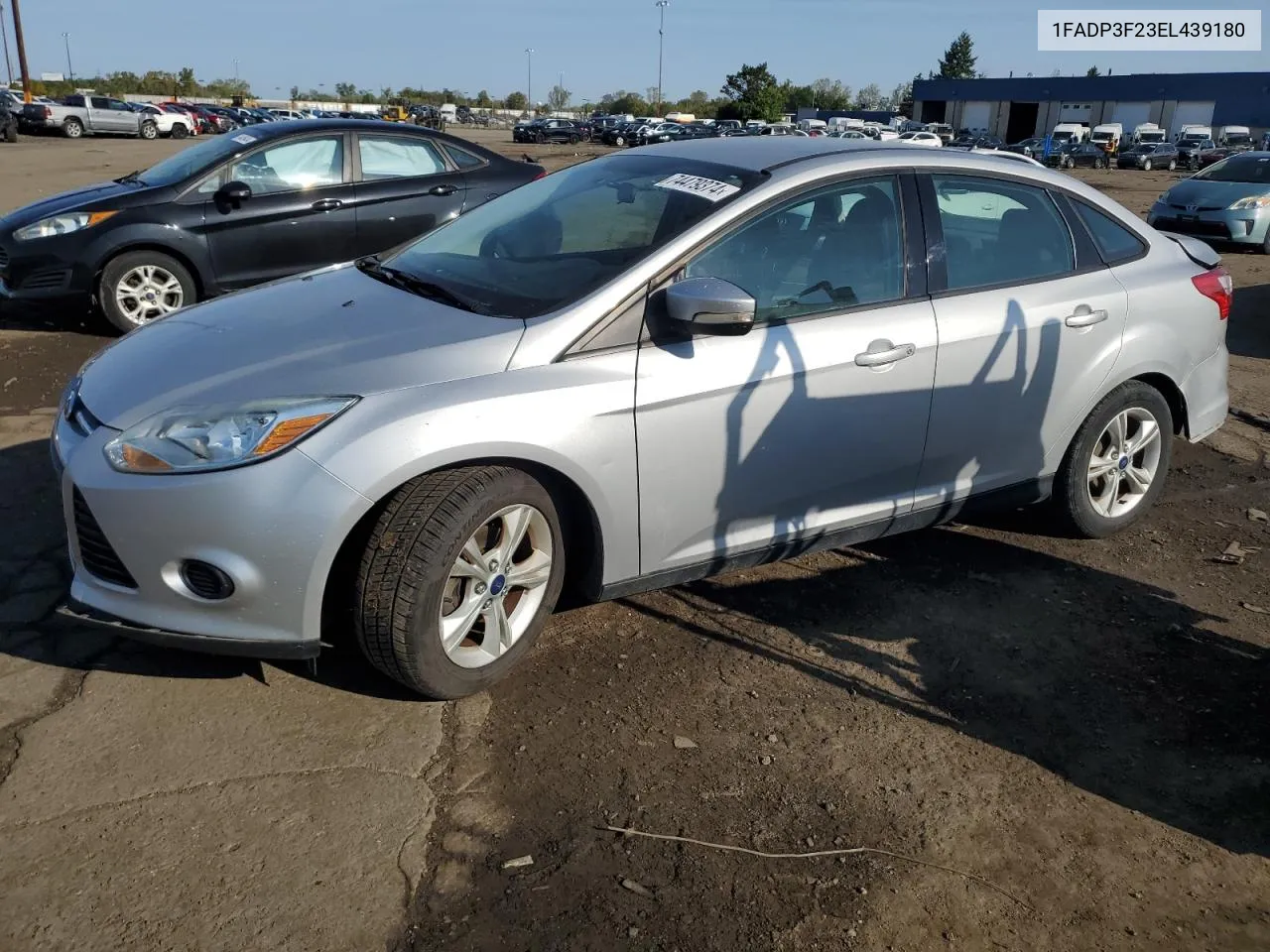 2014 Ford Focus Se VIN: 1FADP3F23EL439180 Lot: 74479374