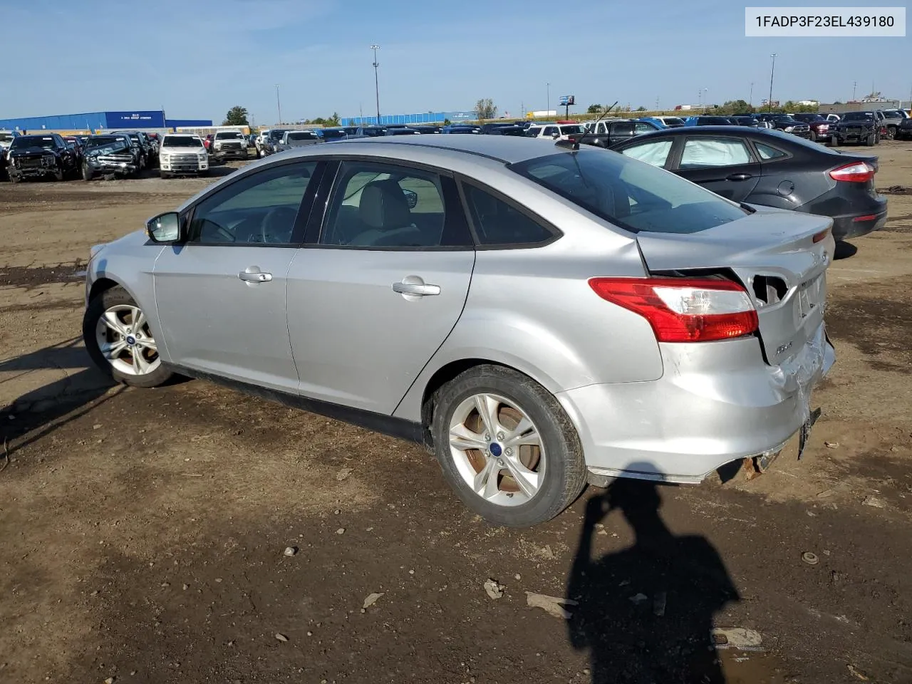 2014 Ford Focus Se VIN: 1FADP3F23EL439180 Lot: 74479374