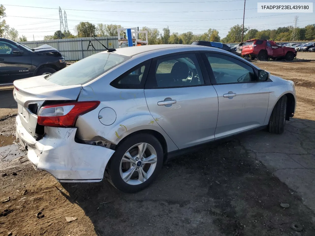 2014 Ford Focus Se VIN: 1FADP3F23EL439180 Lot: 74479374