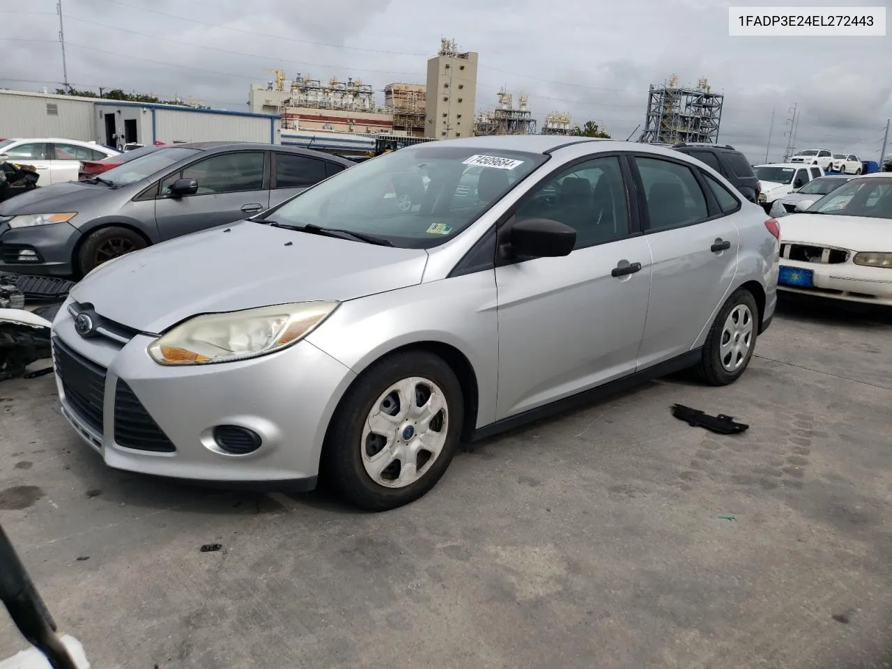 2014 Ford Focus S VIN: 1FADP3E24EL272443 Lot: 74509684