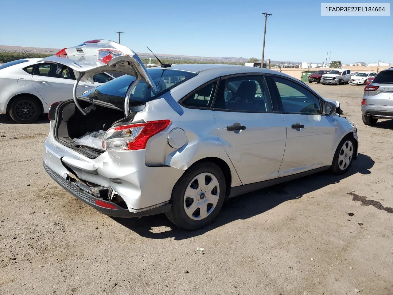 2014 Ford Focus S VIN: 1FADP3E27EL184664 Lot: 74519144