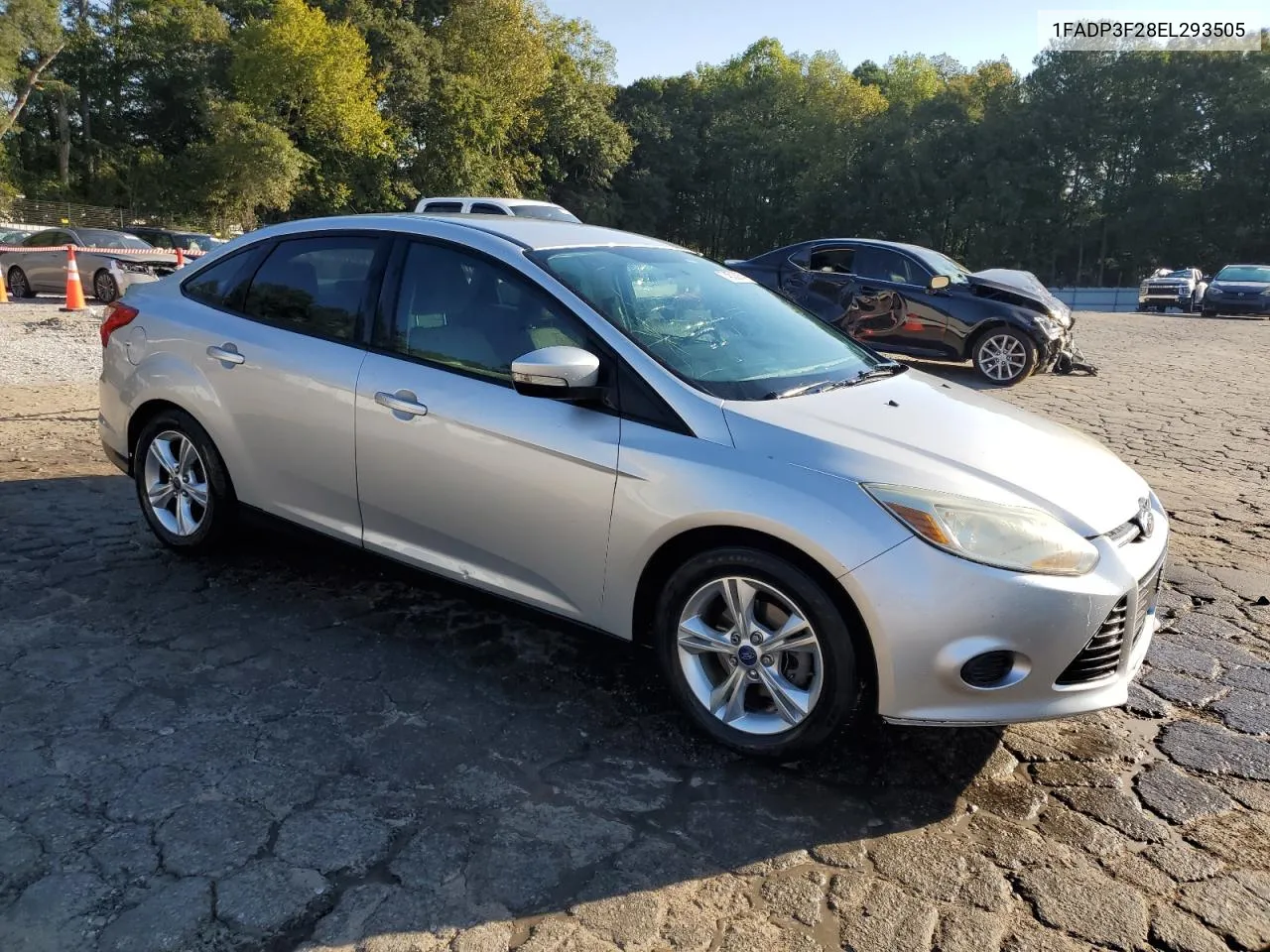 2014 Ford Focus Se VIN: 1FADP3F28EL293505 Lot: 74532914