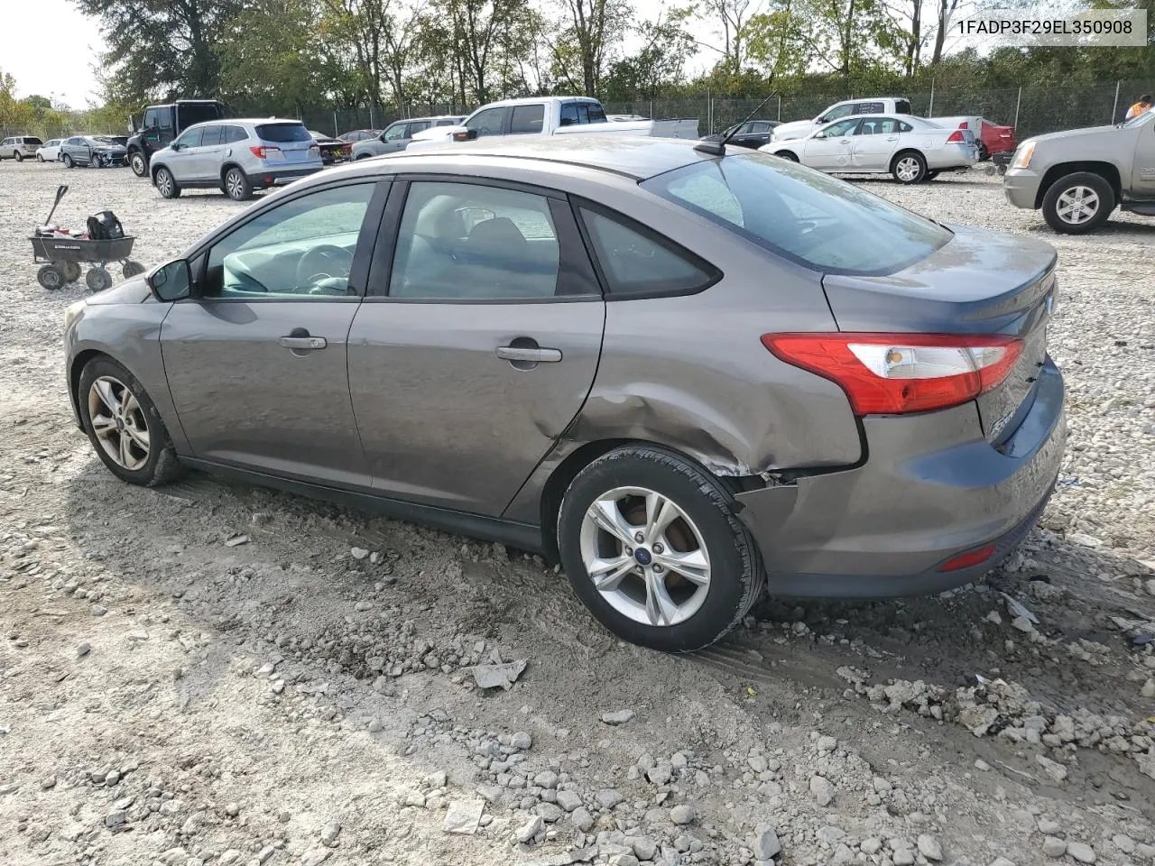 2014 Ford Focus Se VIN: 1FADP3F29EL350908 Lot: 74535234