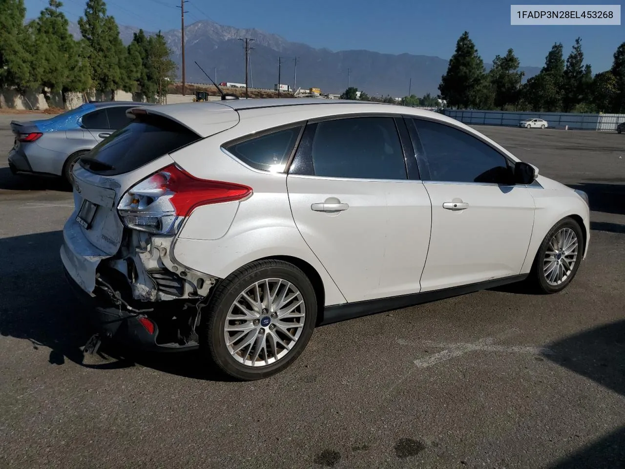 2014 Ford Focus Titanium VIN: 1FADP3N28EL453268 Lot: 74564284