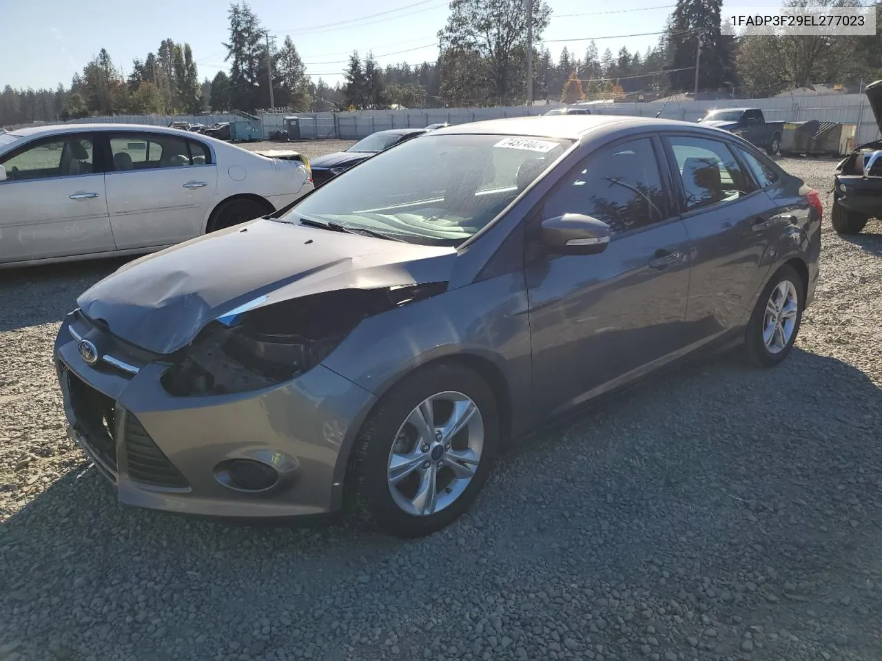 2014 Ford Focus Se VIN: 1FADP3F29EL277023 Lot: 74574024