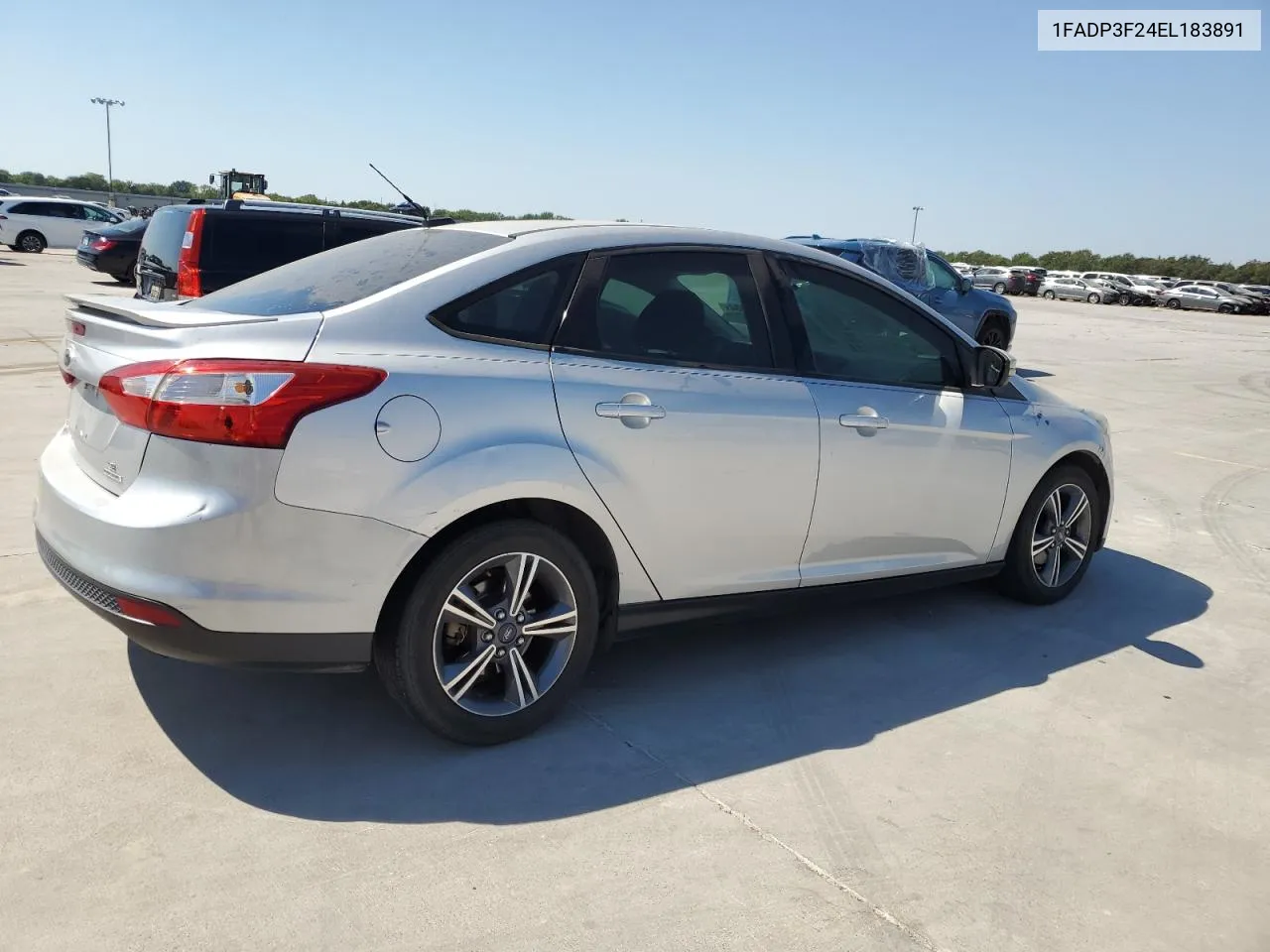 2014 Ford Focus Se VIN: 1FADP3F24EL183891 Lot: 74710484