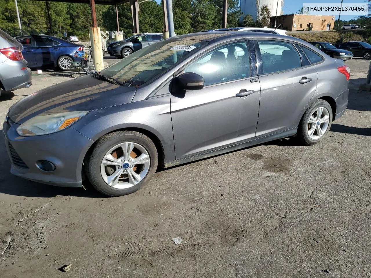 2014 Ford Focus Se VIN: 1FADP3F2XEL370455 Lot: 74720204