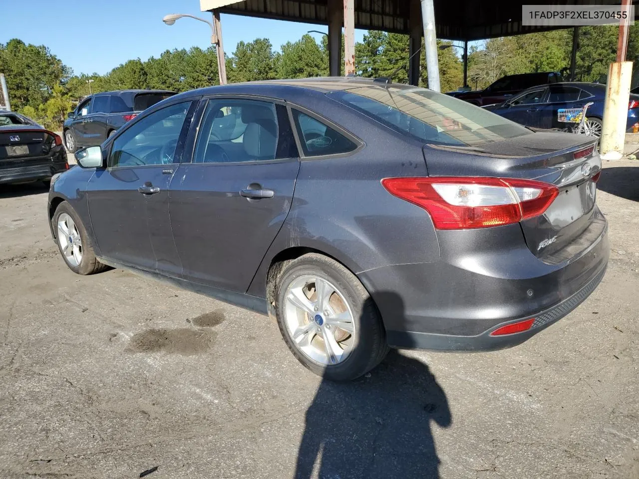 2014 Ford Focus Se VIN: 1FADP3F2XEL370455 Lot: 74720204